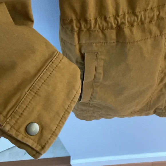 Old navy utility jacket in spiced mustard. Small - Picture 2 of 4